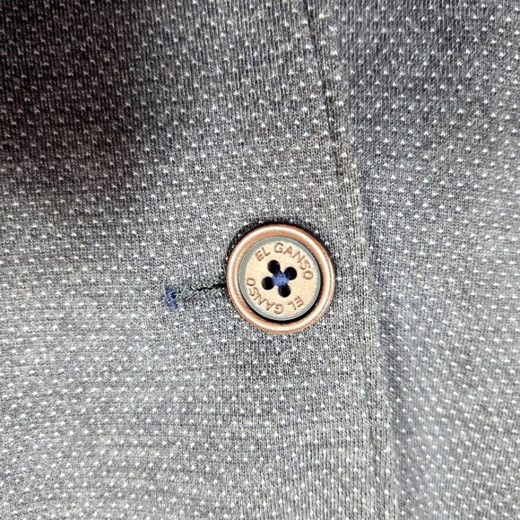 El Ganso Sport Coat Mens 48 Gray Microdot Unstructured Preppy Blazer Jacket - Picture 6 of 14